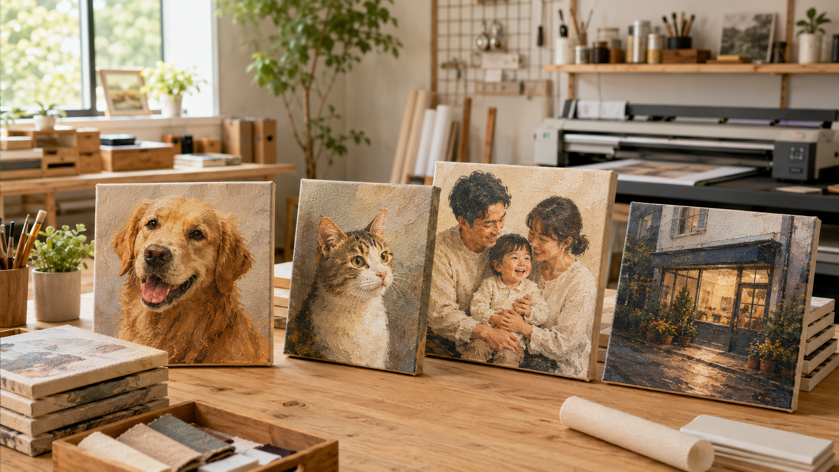 油絵キャンバスプリントで、写真を“飾りたくなる一枚”に